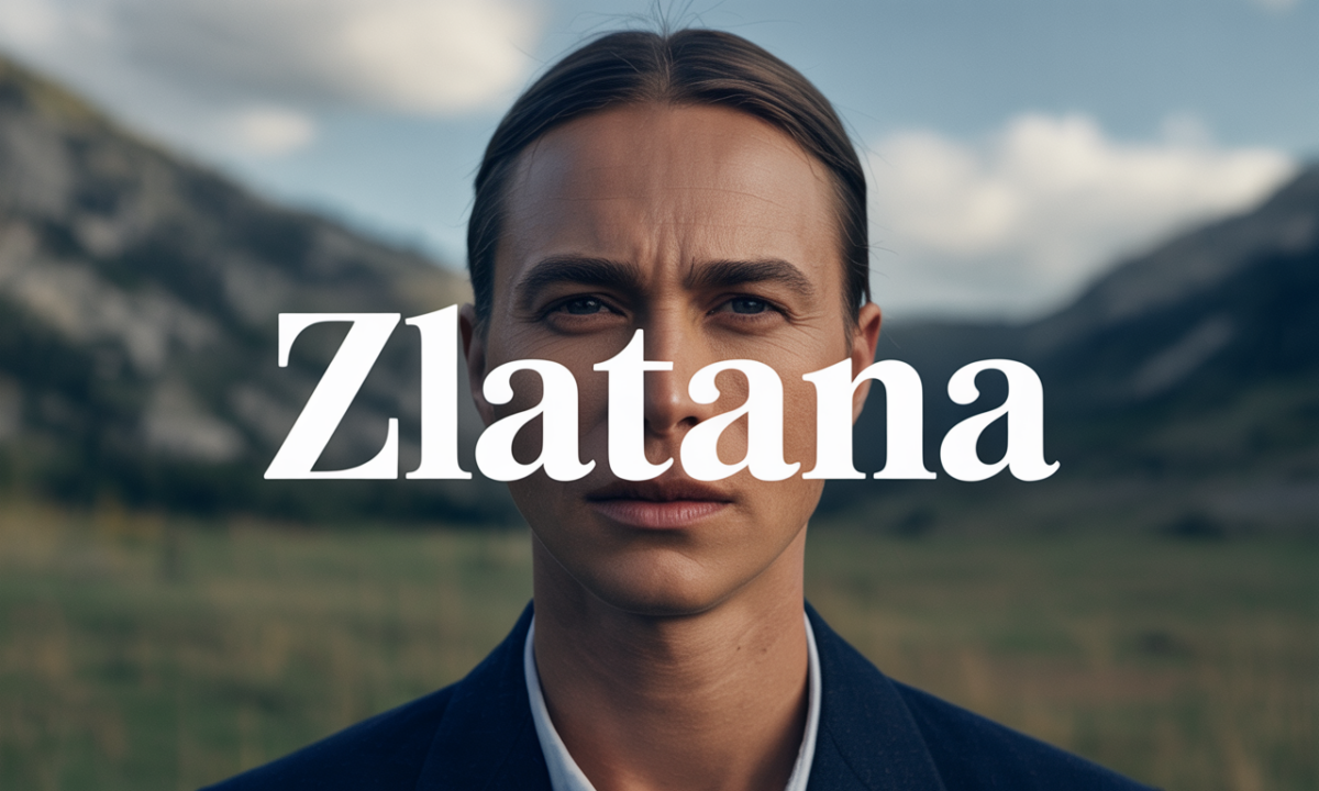 Illustration symbolique liée à l’origine du prénom Zlatana