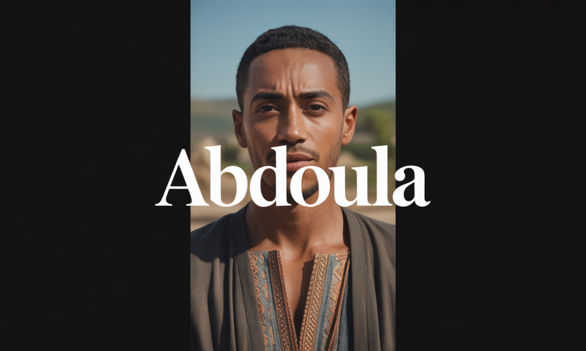 Illustration symbolique liée à l’origine du prénom Abdoula