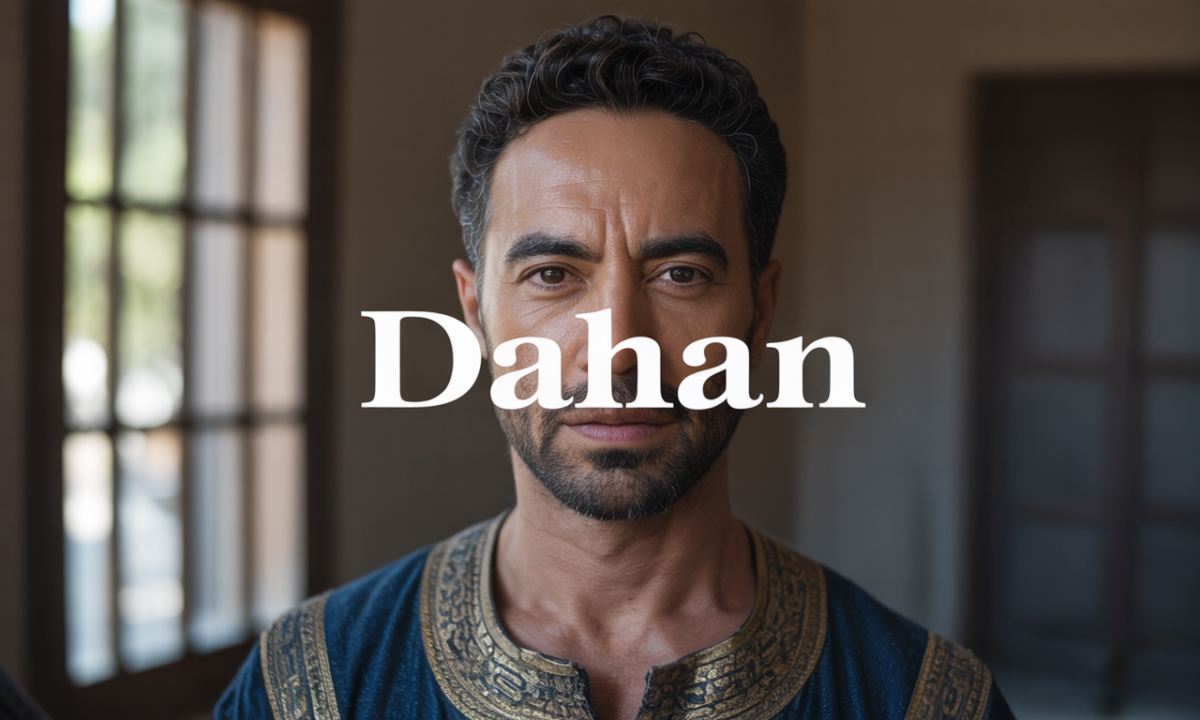 Illustration liée à l’origine et à l’histoire du nom de famille Dahan