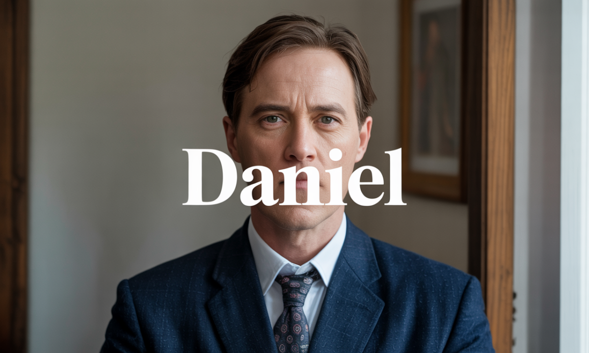 Illustration symbolique liée à l’origine du prénom Daniel