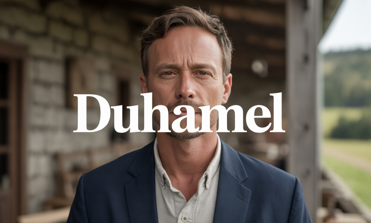 Illustration liée à l’origine et à l’histoire du nom de famille Duhamel