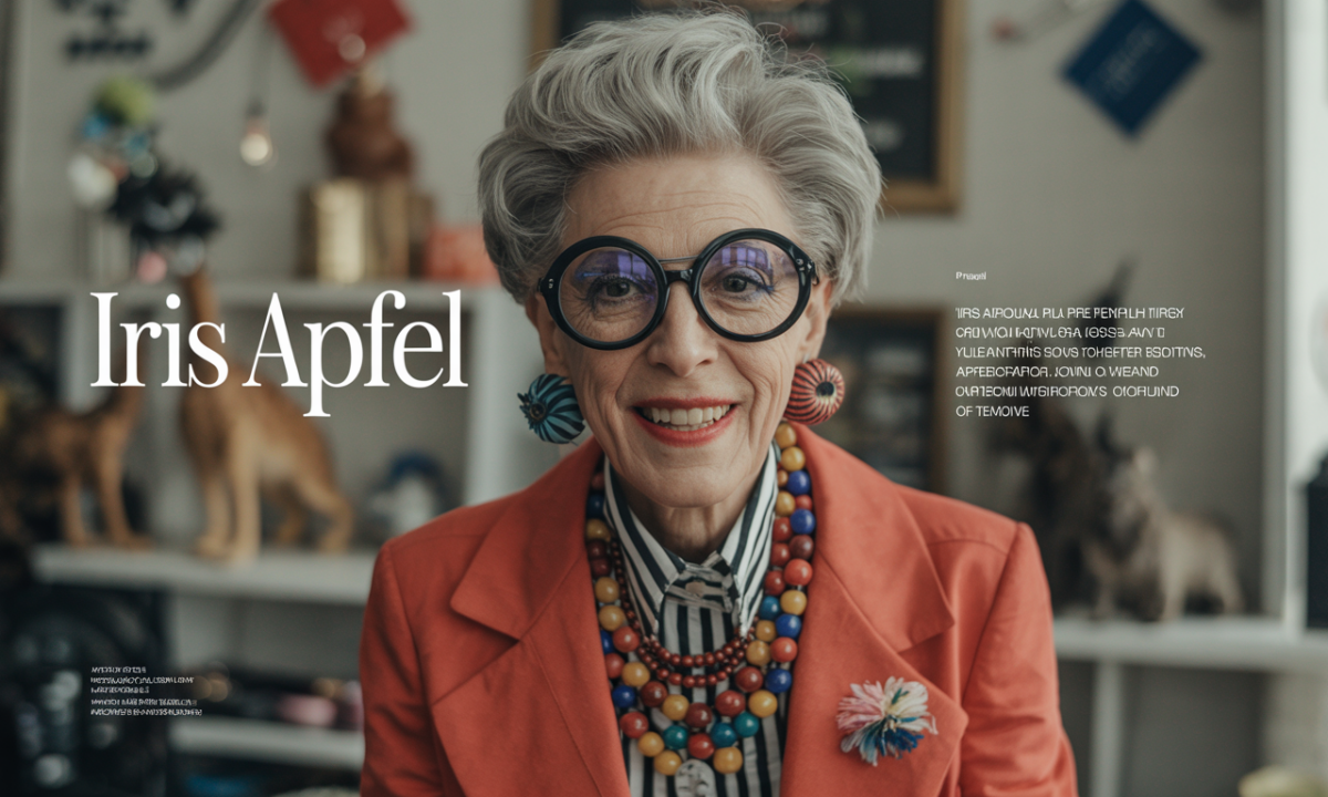 Illustration de Iris Apfel, personnalité publique