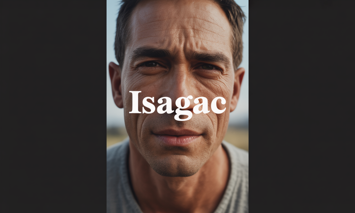 Illustration symbolique liée à l’origine du prénom Isaac