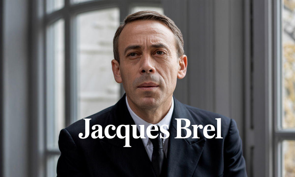 Illustration de Jacques Brel, personnalité publique