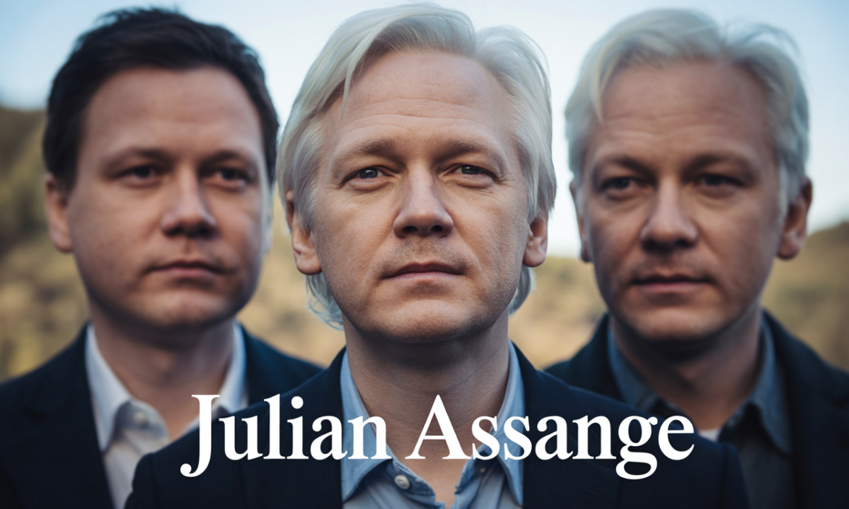 Illustration de Julian Assange, personnalité publique