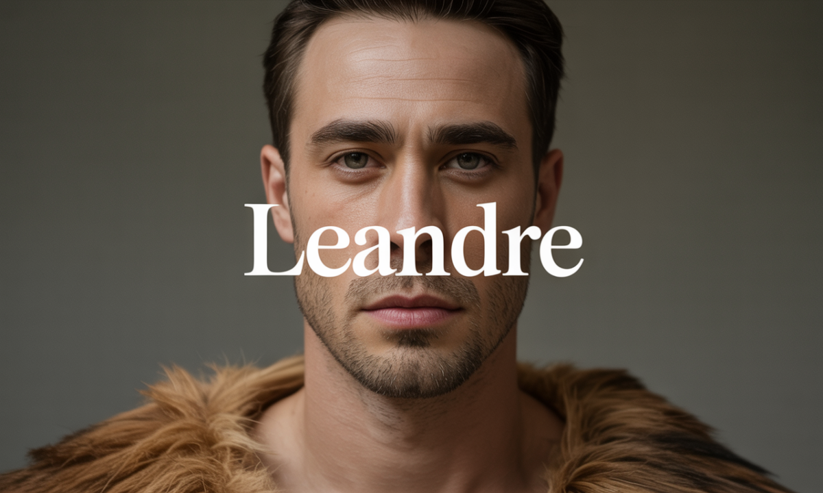 Illustration symbolique liée à l’origine du prénom Leandre