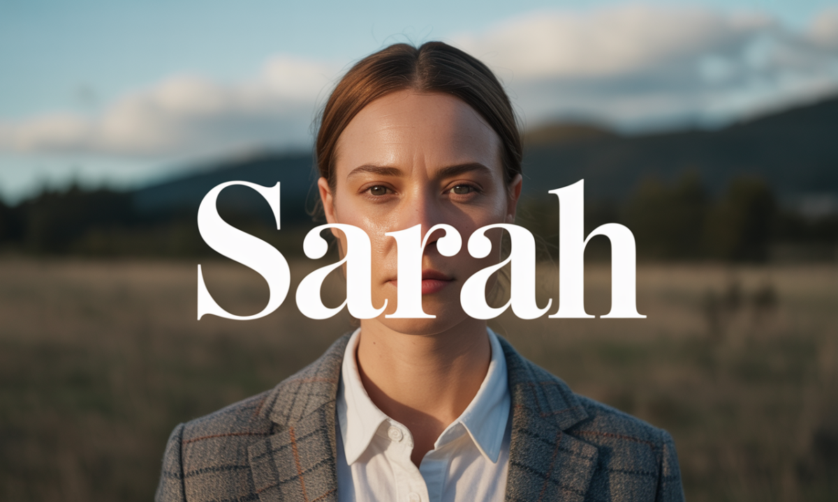 Illustration symbolique liée à l’origine du prénom Sarah