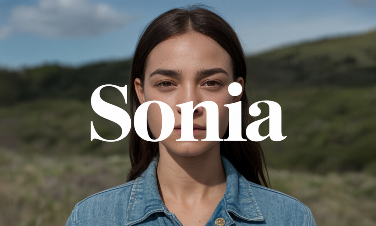 Illustration symbolique liée à l’origine du prénom Sonia