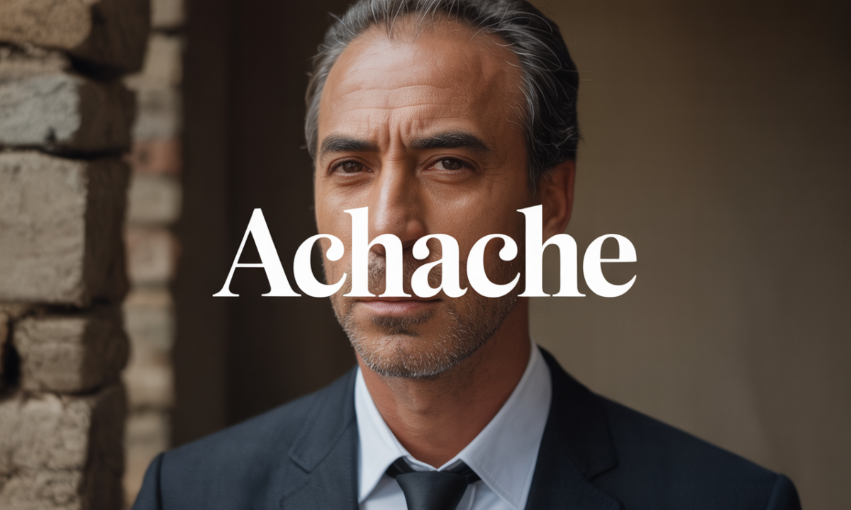 Illustration liée à l’origine et à l’histoire du nom de famille Achache