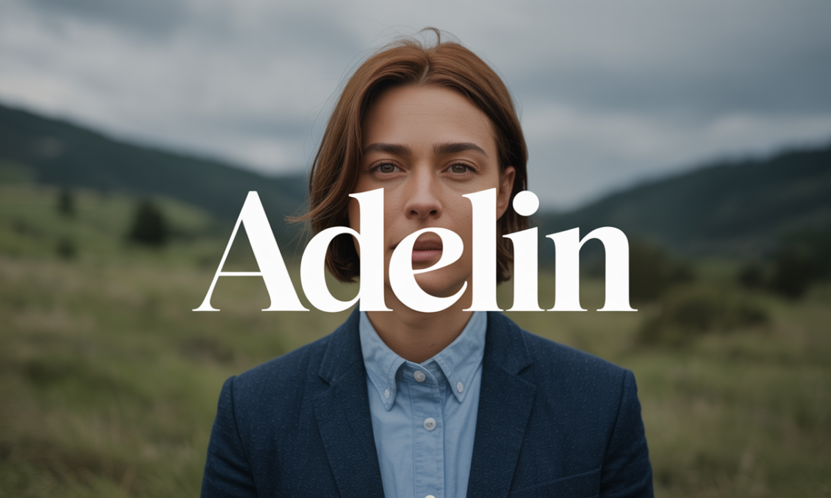 Illustration symbolique liée à l’origine du prénom Adelin