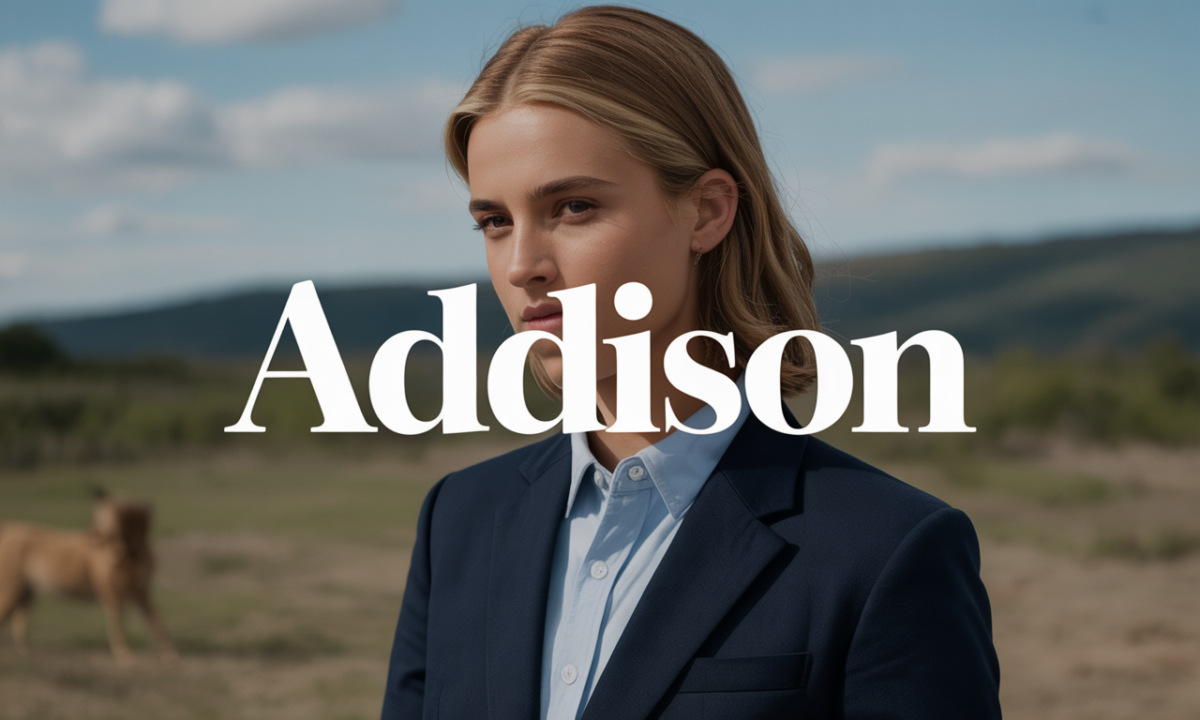 Illustration symbolique liée à l’origine du prénom Adisson