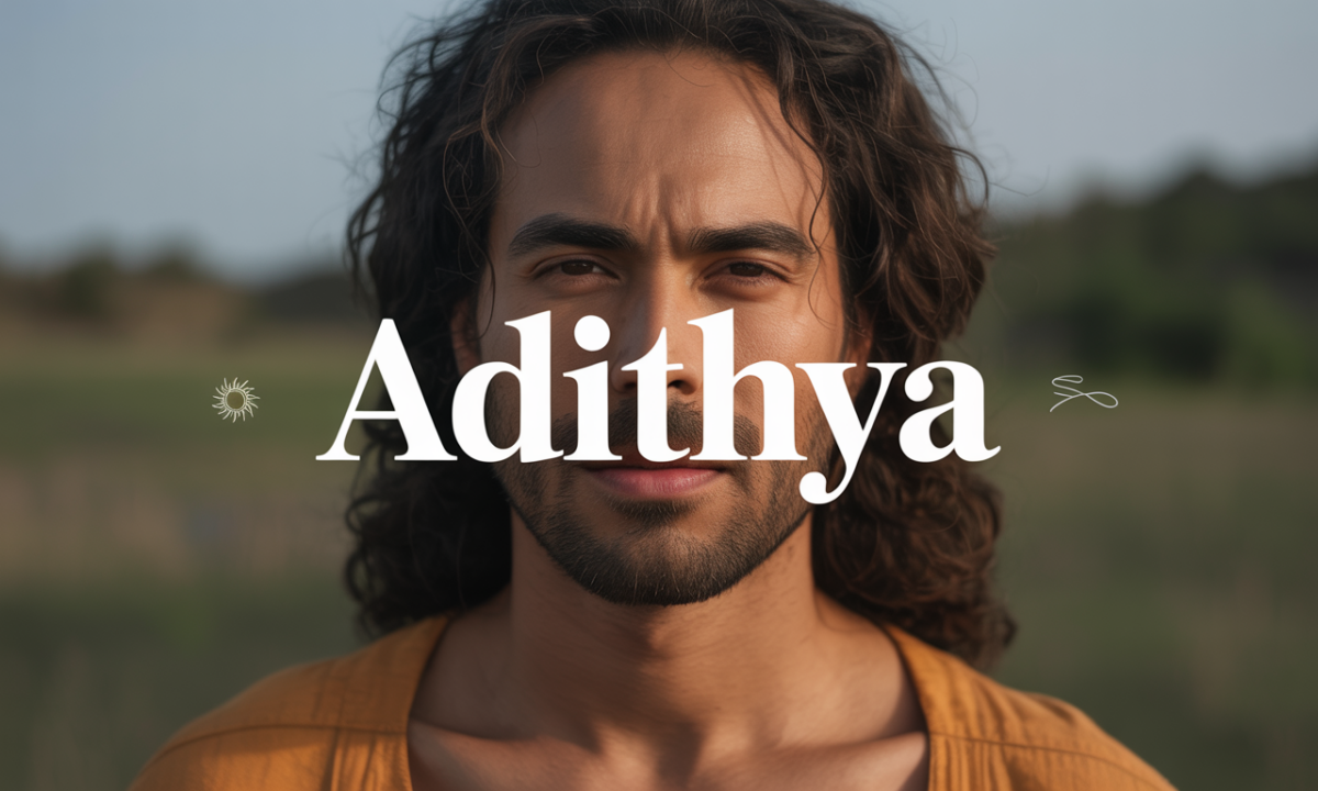 Illustration de Adithya, Prénoms