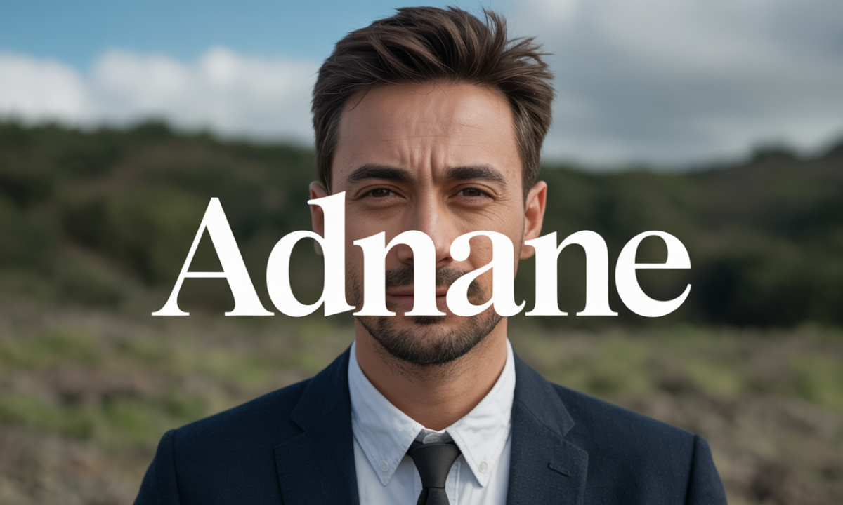Illustration symbolique liée à l’origine du prénom Adnane