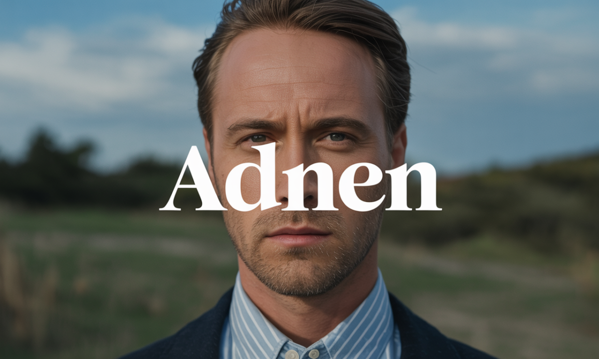 Illustration symbolique liée à l’origine du prénom Adnen