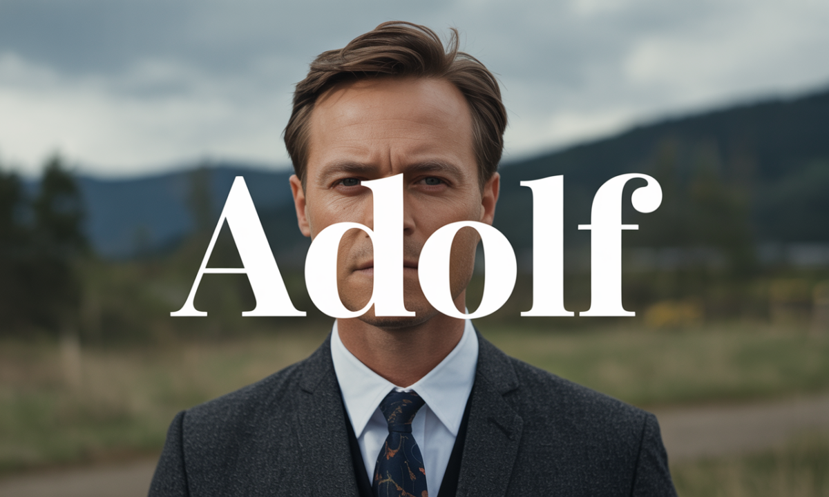 Illustration symbolique liée à l’origine du prénom Adolf