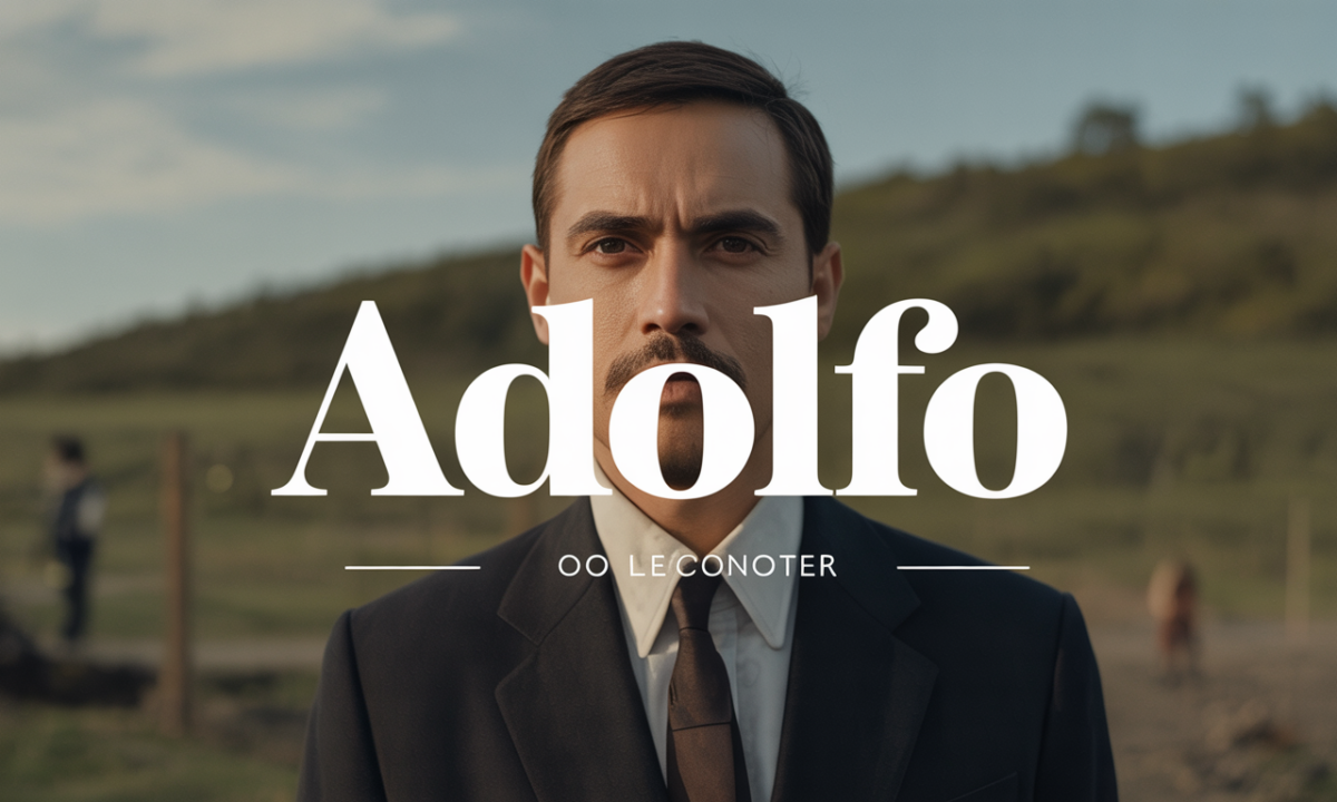 Illustration symbolique liée à l’origine du prénom Adolfo