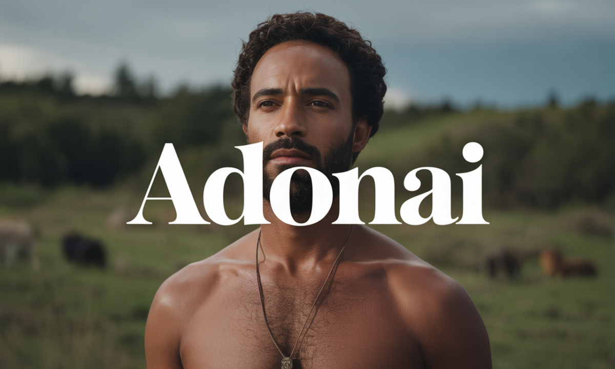 Illustration symbolique liée à l’origine du prénom Adonai