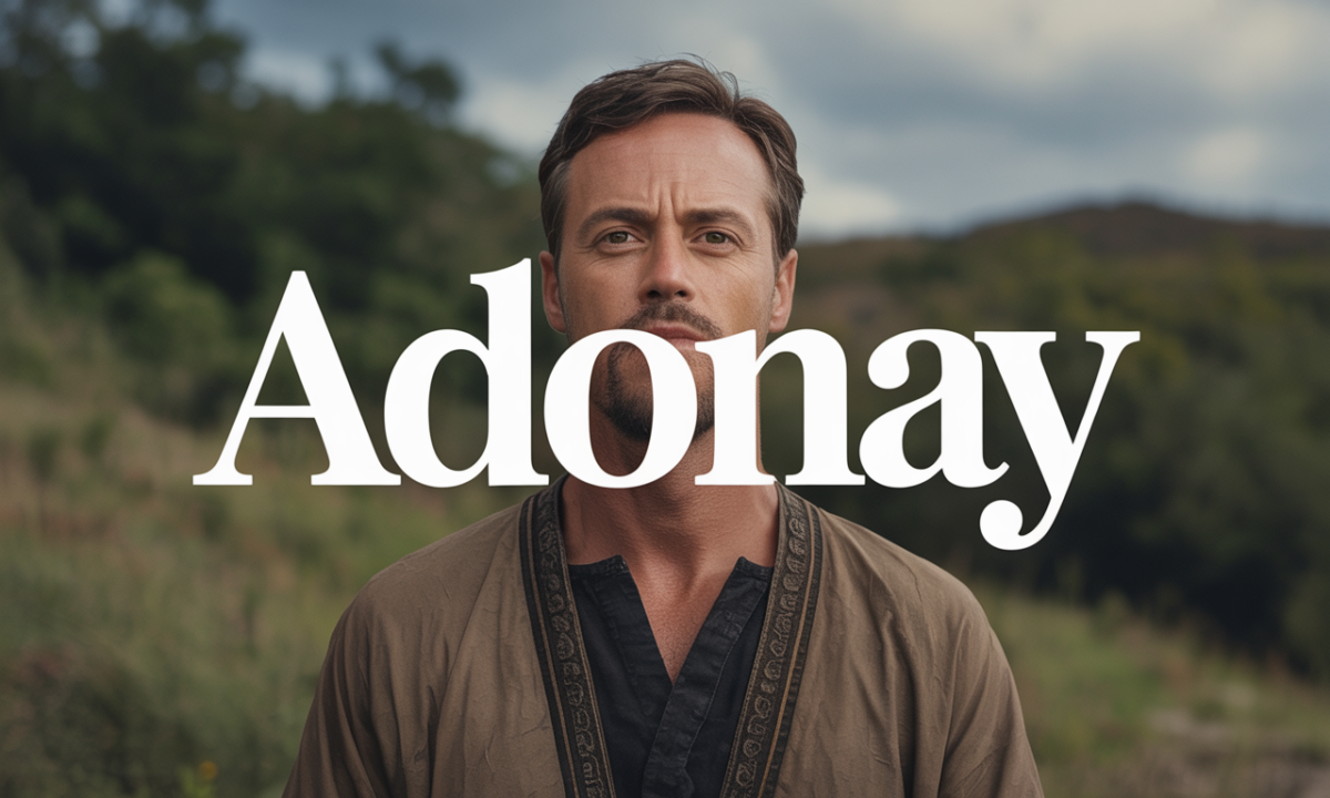 Illustration symbolique liée à l’origine du prénom Adonay