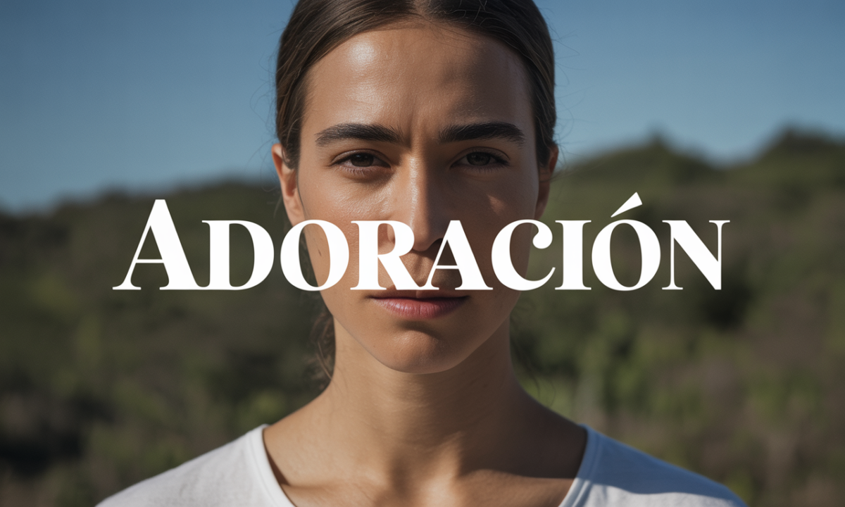 Illustration symbolique liée à l’origine du prénom Adoracion