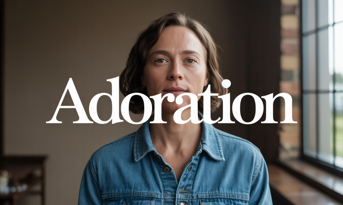 Illustration symbolique liée à l’origine du prénom Adoration