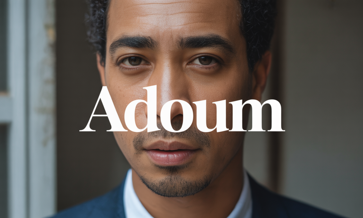Illustration symbolique liée à l’origine du prénom Adoum