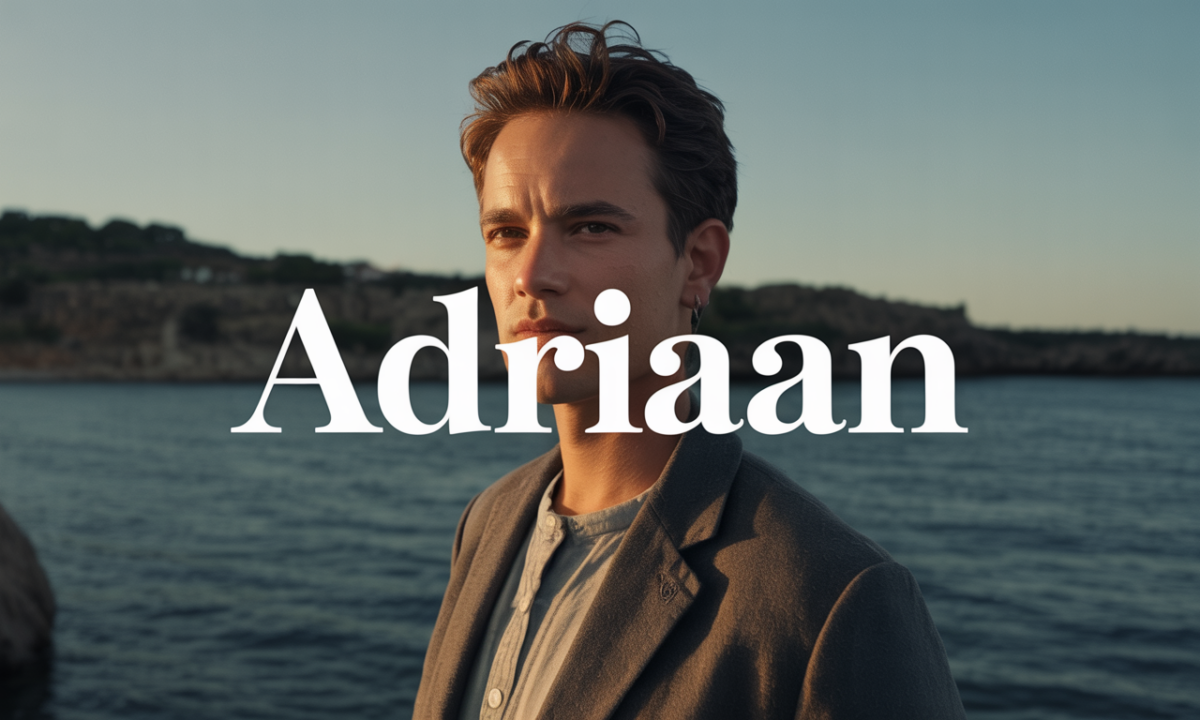 Illustration symbolique liée à l’origine du prénom Adriaan