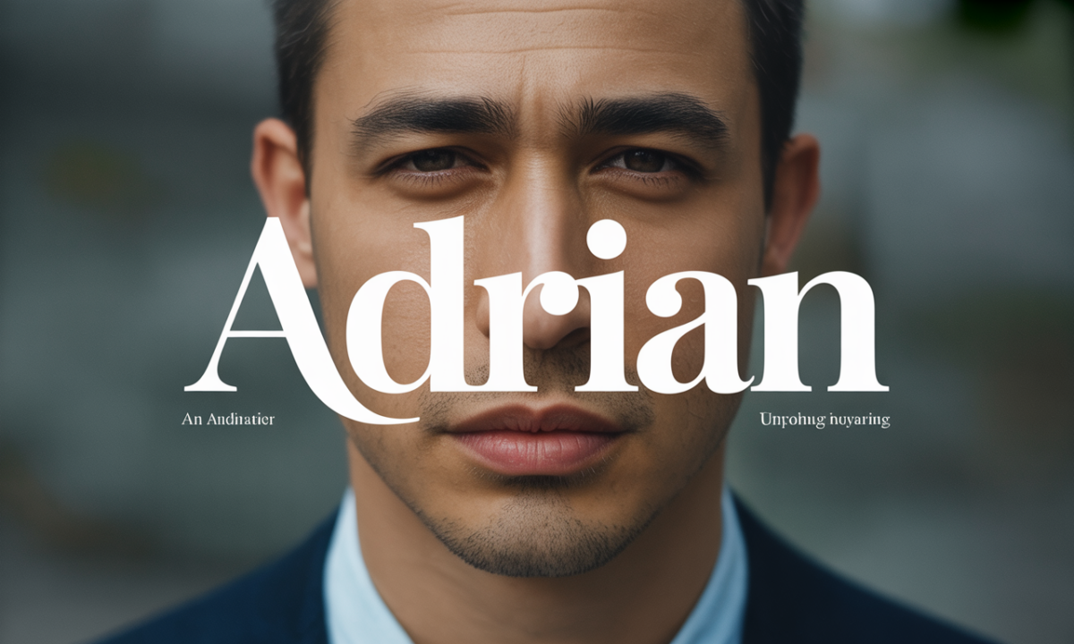 Illustration symbolique liée à l’origine du prénom Adrian