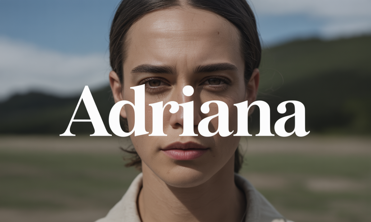Illustration symbolique liée à l’origine du prénom Adriana