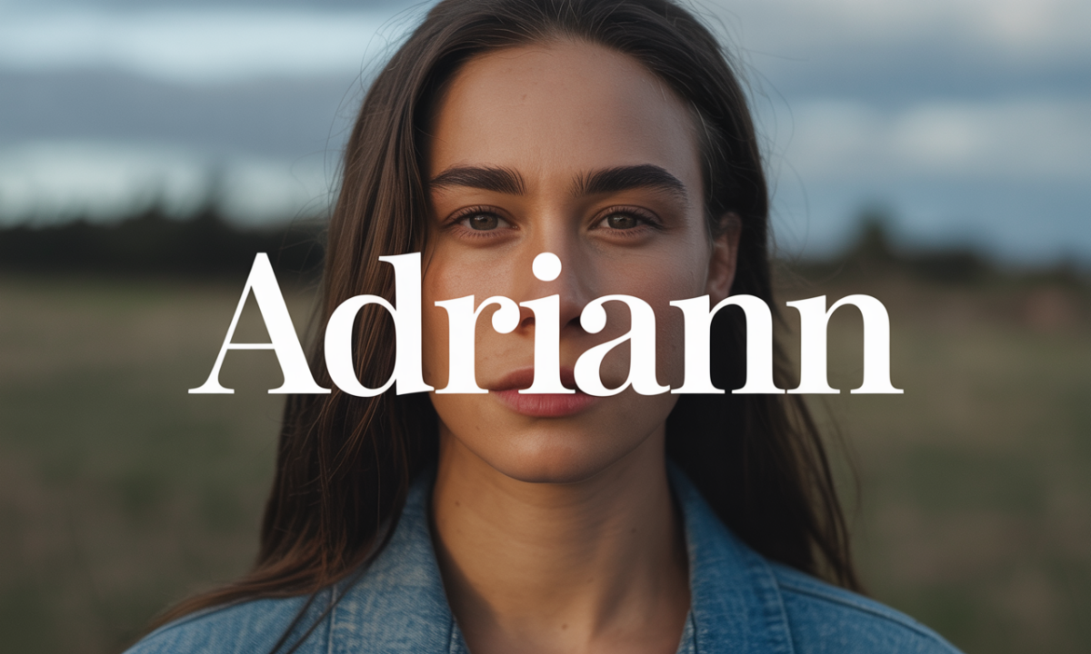 Illustration symbolique liée à l’origine du prénom Adriann