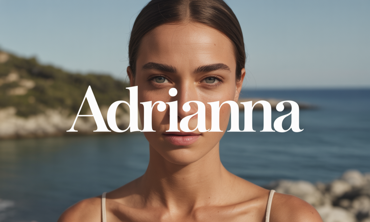 Illustration symbolique liée à l’origine du prénom Adrianna