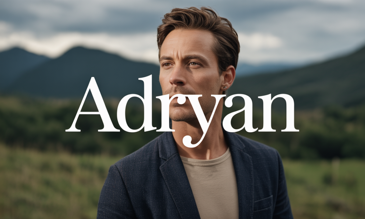 Illustration de Adryan, Prénoms