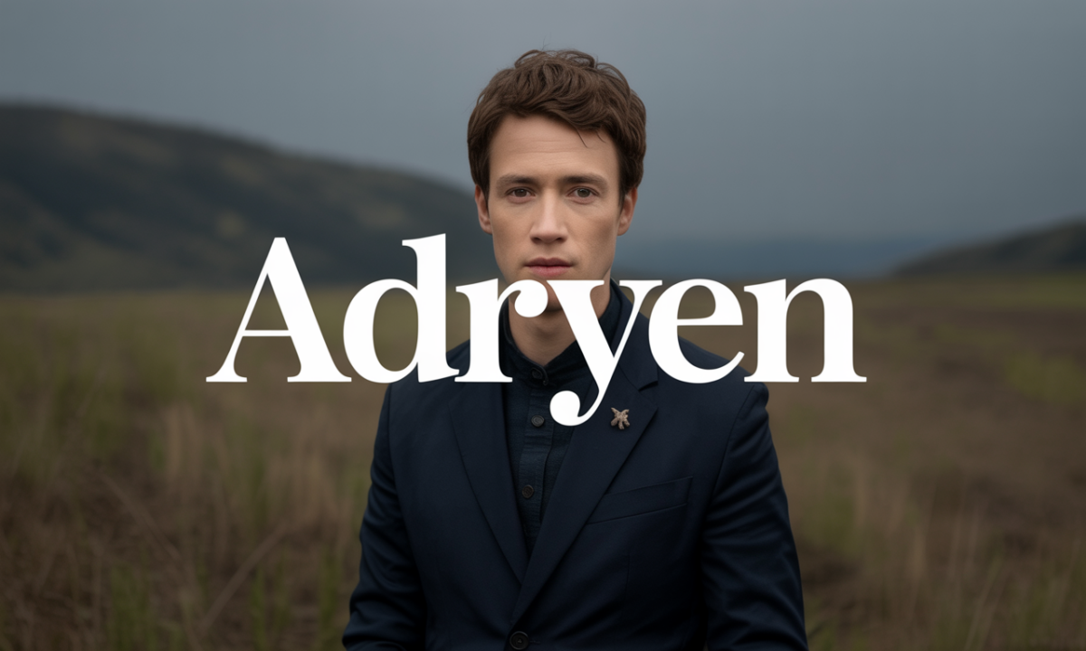 Illustration symbolique liée à l’origine du prénom Adryen