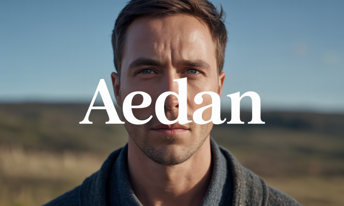 Illustration symbolique liée à l’origine du prénom Aedan
