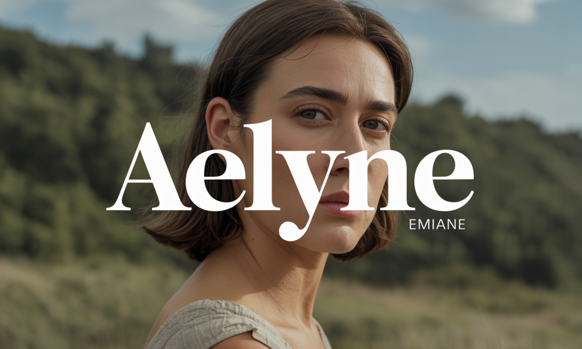 Illustration symbolique liée à l’origine du prénom Aelyne