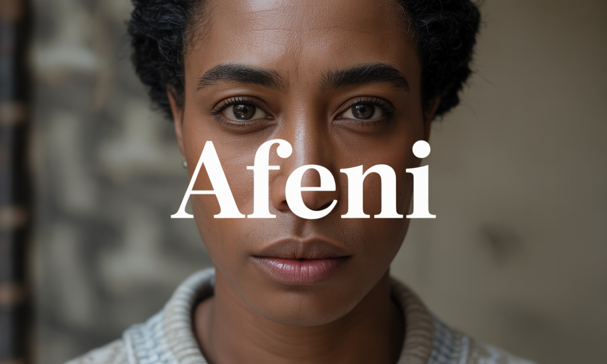 Illustration symbolique liée à l’origine du prénom Afeni