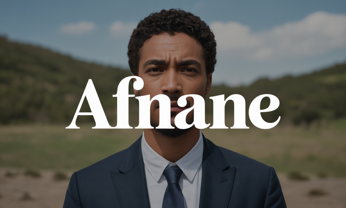 Illustration symbolique liée à l’origine du prénom Afnane
