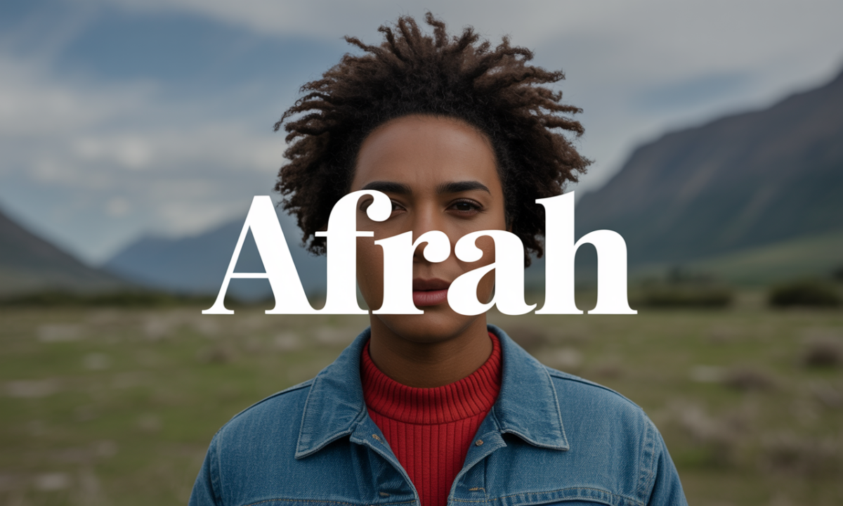 Illustration de Afrah, Prénoms