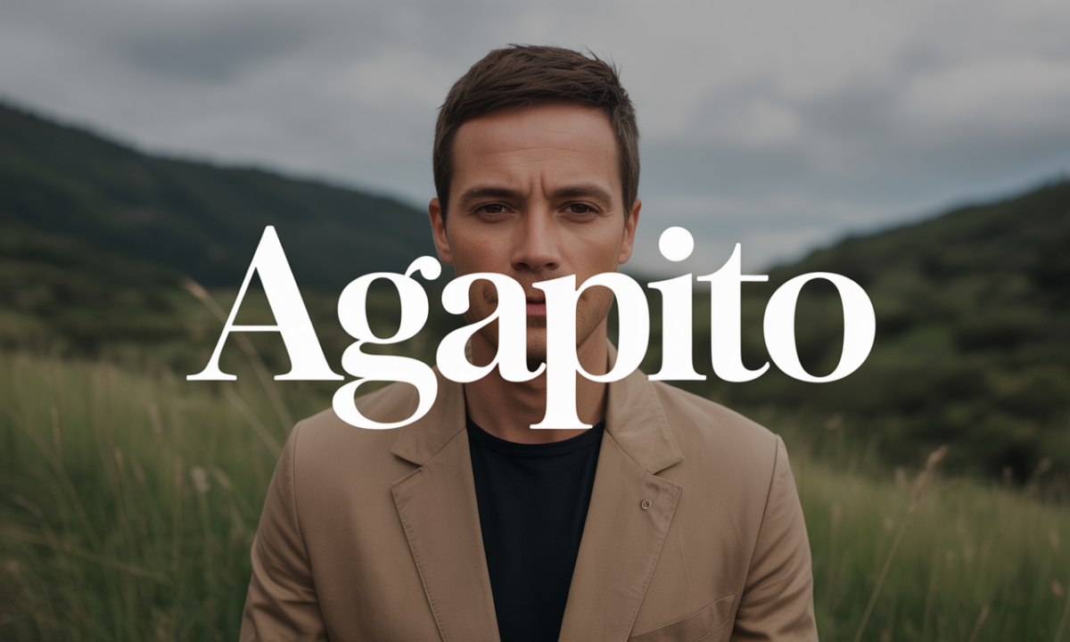 Illustration symbolique liée à l’origine du prénom Agapito