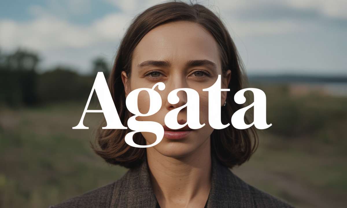 Illustration symbolique liée à l’origine du prénom Agata