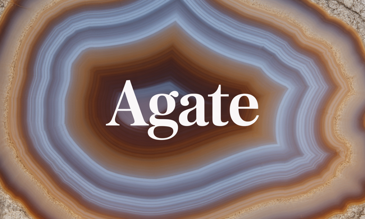 Illustration symbolique liée à l’origine du prénom Agate