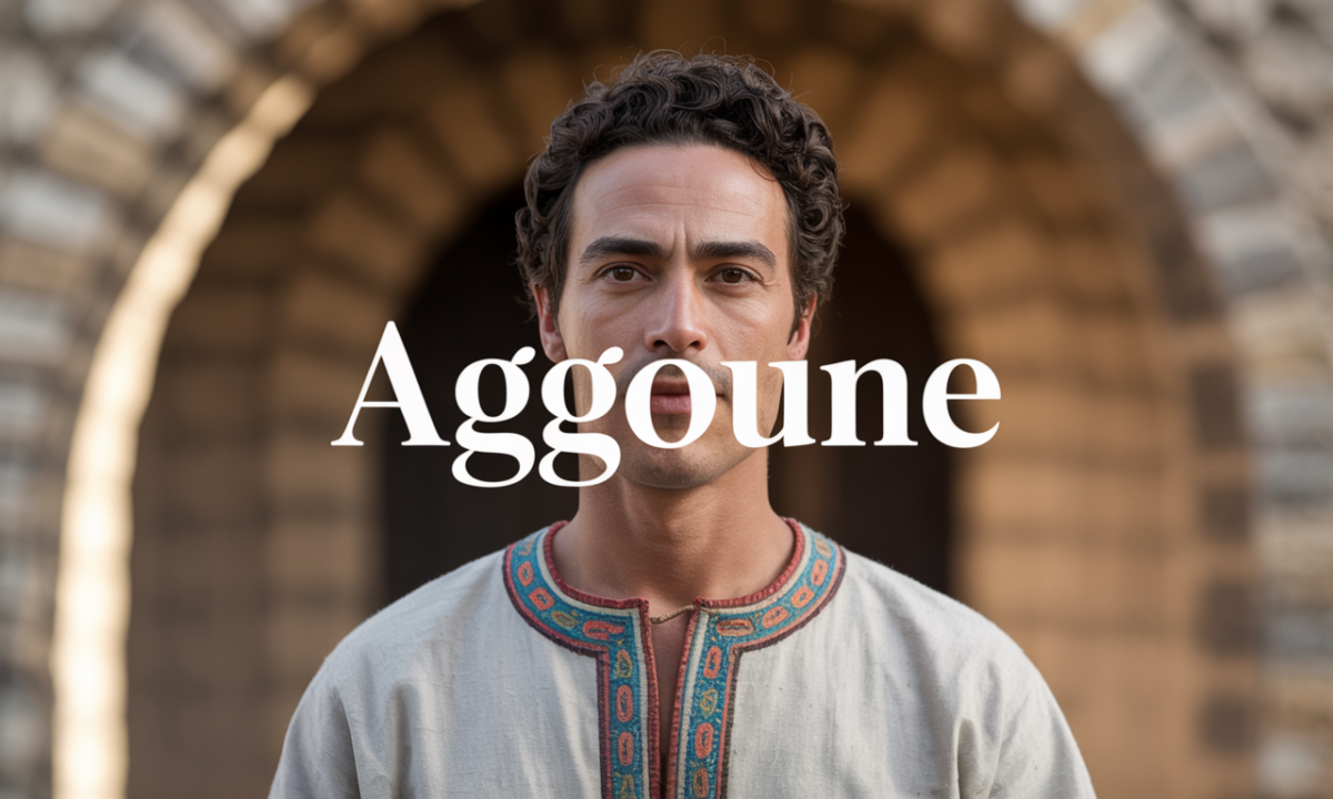 Illustration liée à l’origine et à l’histoire du nom de famille Aggoune