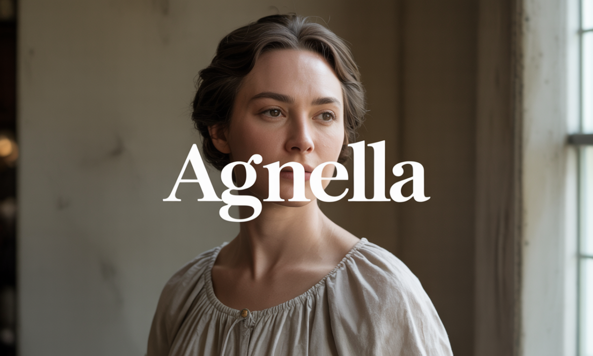 Illustration symbolique liée à l’origine du prénom Agnella