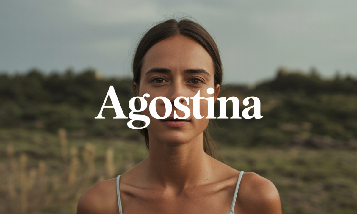 Illustration symbolique liée à l’origine du prénom Agostina