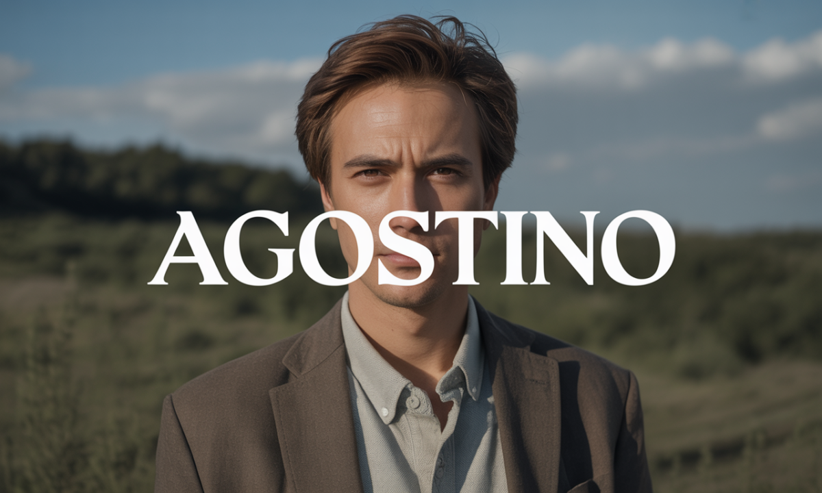 Illustration symbolique liée à l’origine du prénom Agostino