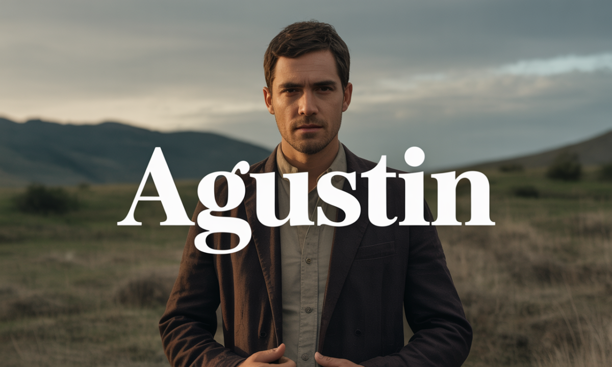 Illustration symbolique liée à l’origine du prénom Agustin