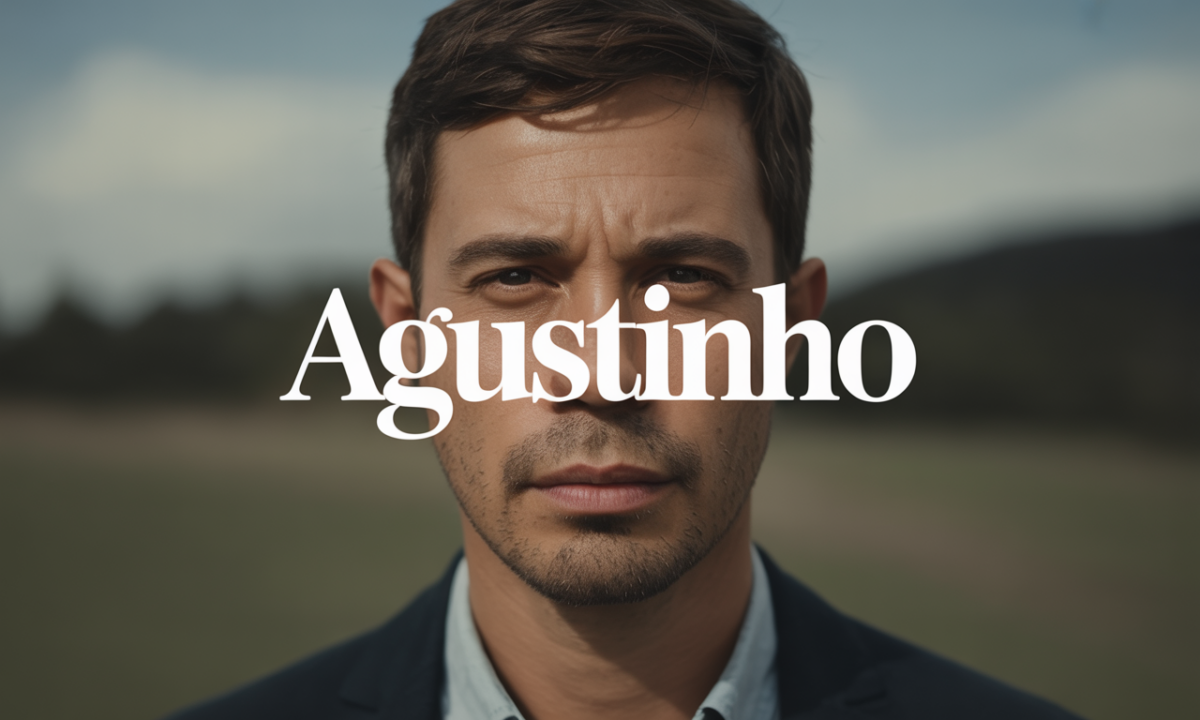 Illustration symbolique liée à l’origine du prénom Agustinho