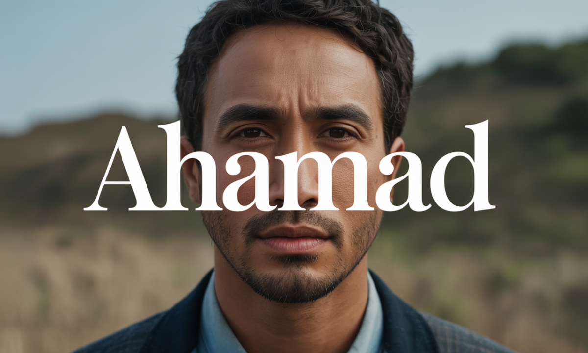 Illustration symbolique liée à l’origine du prénom Ahamad