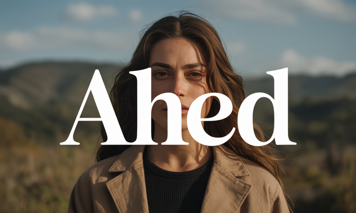 Illustration symbolique liée à l’origine du prénom Ahed