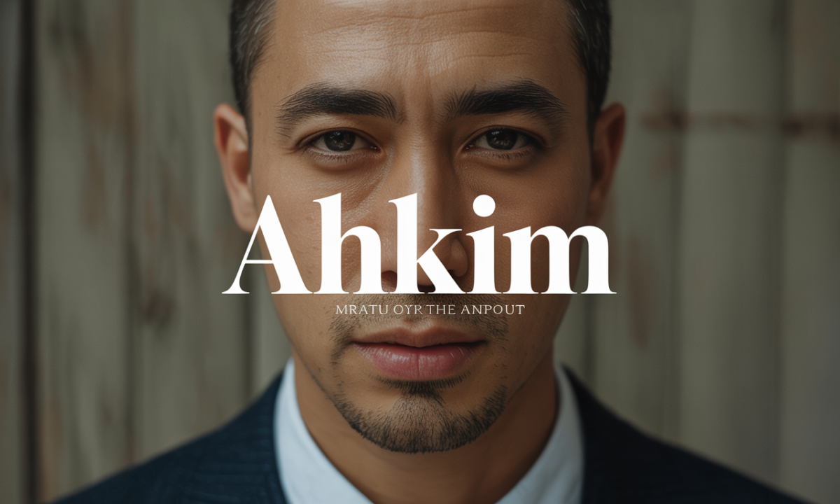 Illustration symbolique liée à l’origine du prénom Ahkim