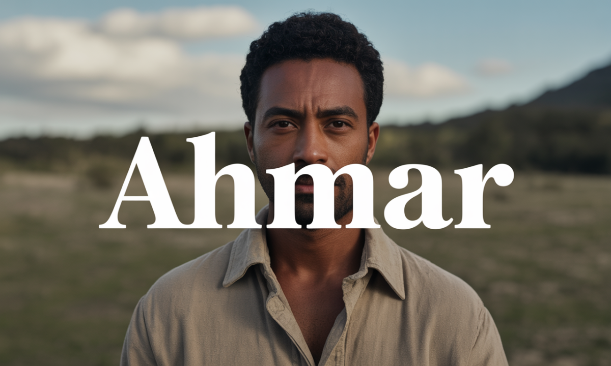 Illustration symbolique liée à l’origine du prénom Ahmar